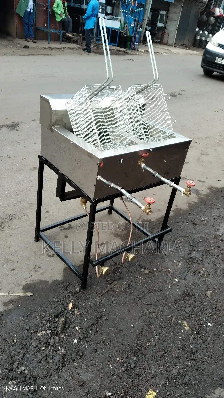 Double Gas Fish  Snacks Chips Fryers