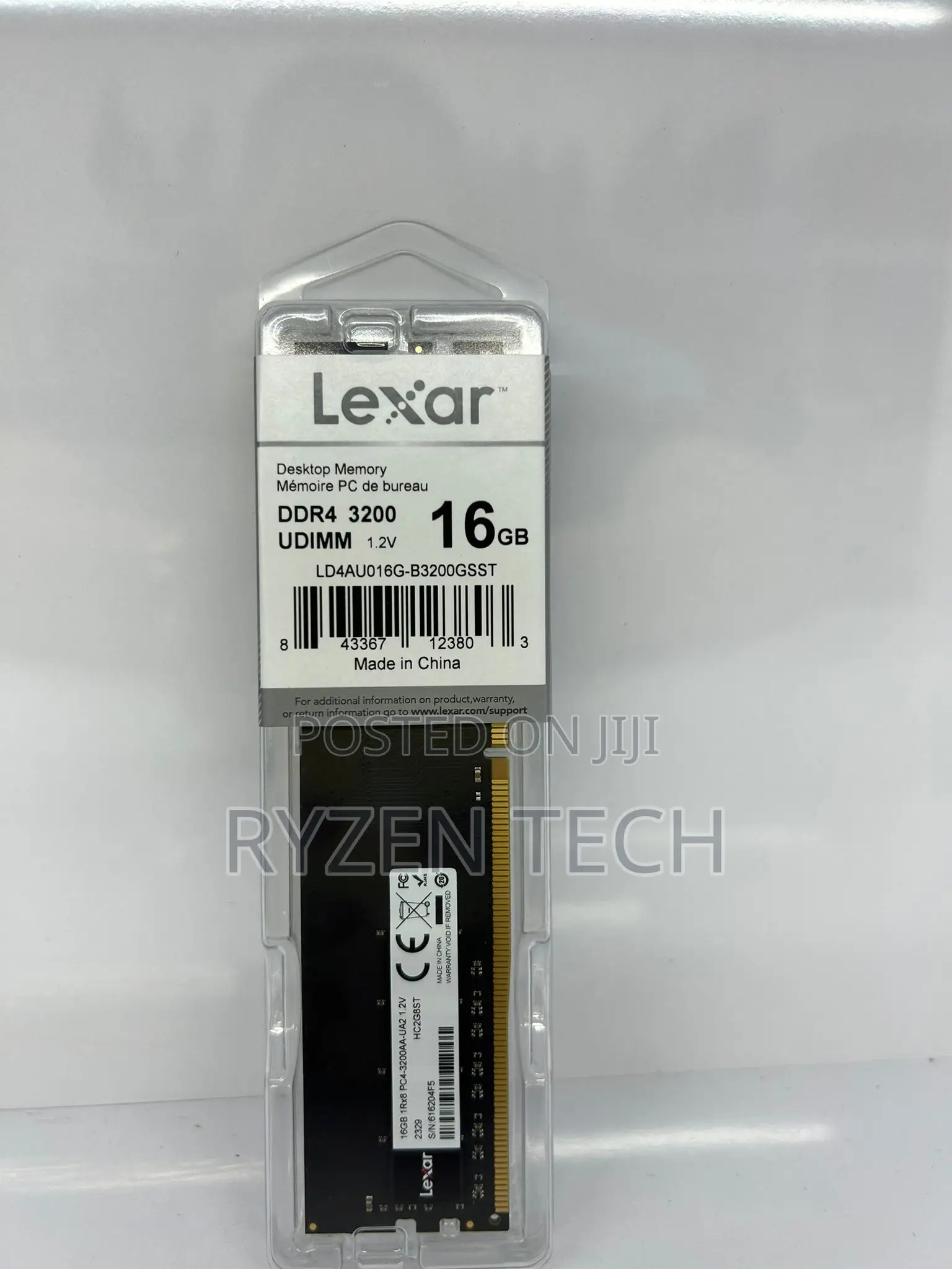 Lexar Desktop Ram Ddr4 16gb 3200