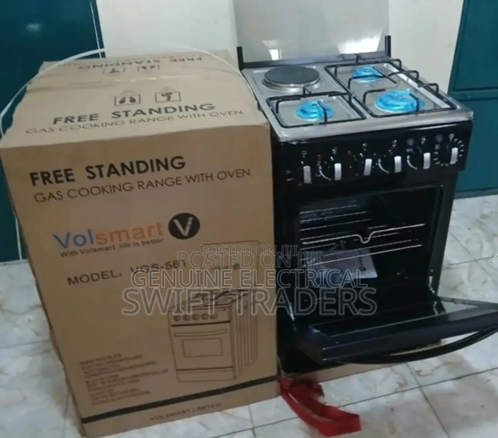 New Volsmart 50by55 Standing Cooker