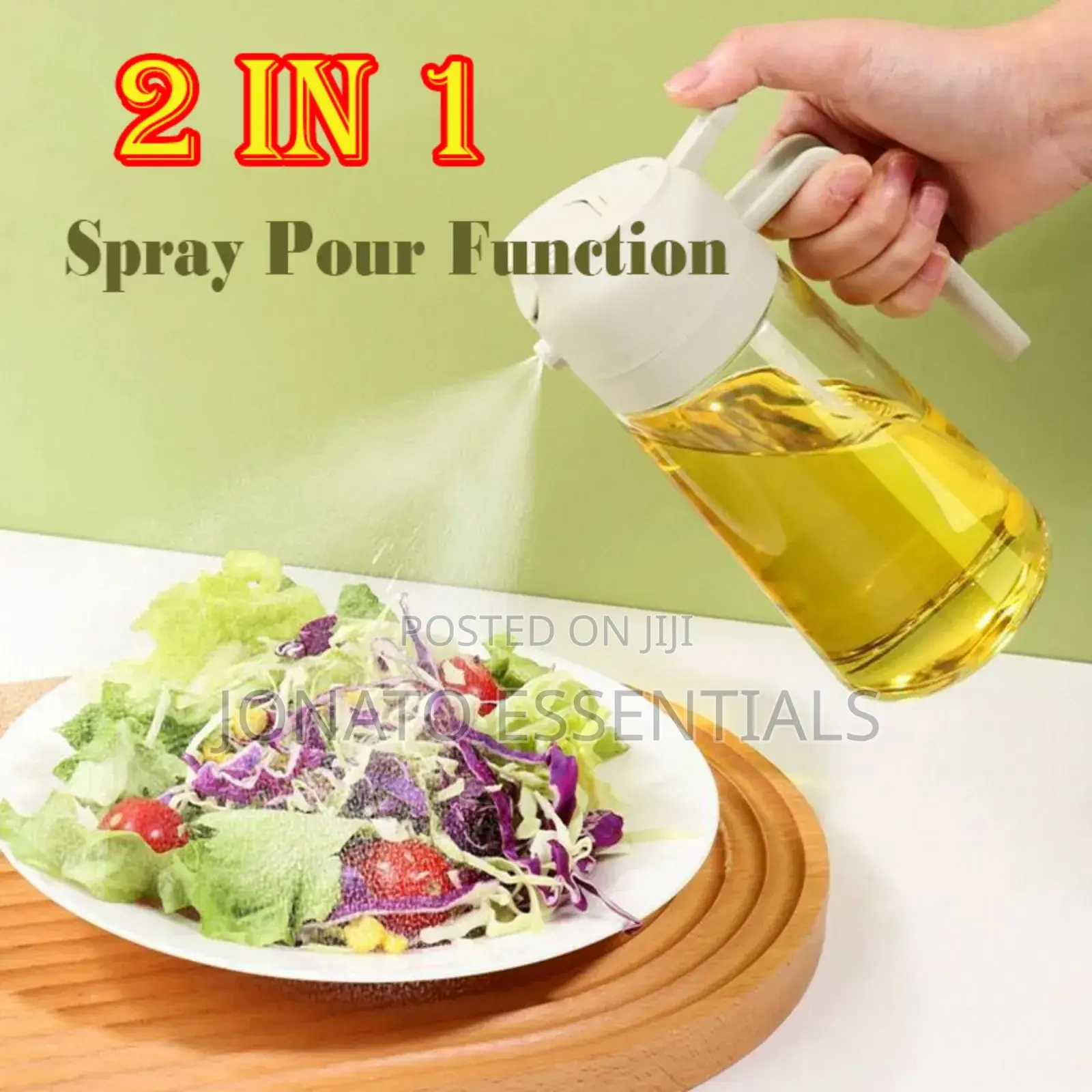 2 in 1 Pour and Spray Oil Bottle, Oil Sprayer