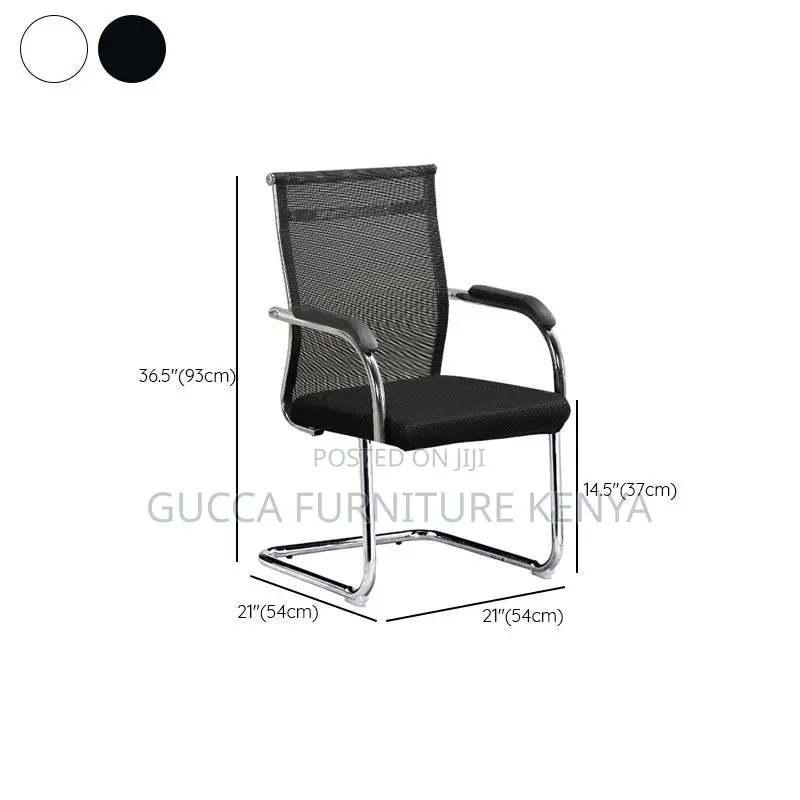 Office Chairs: Simple Style Steel Frame Visitor Office Chair