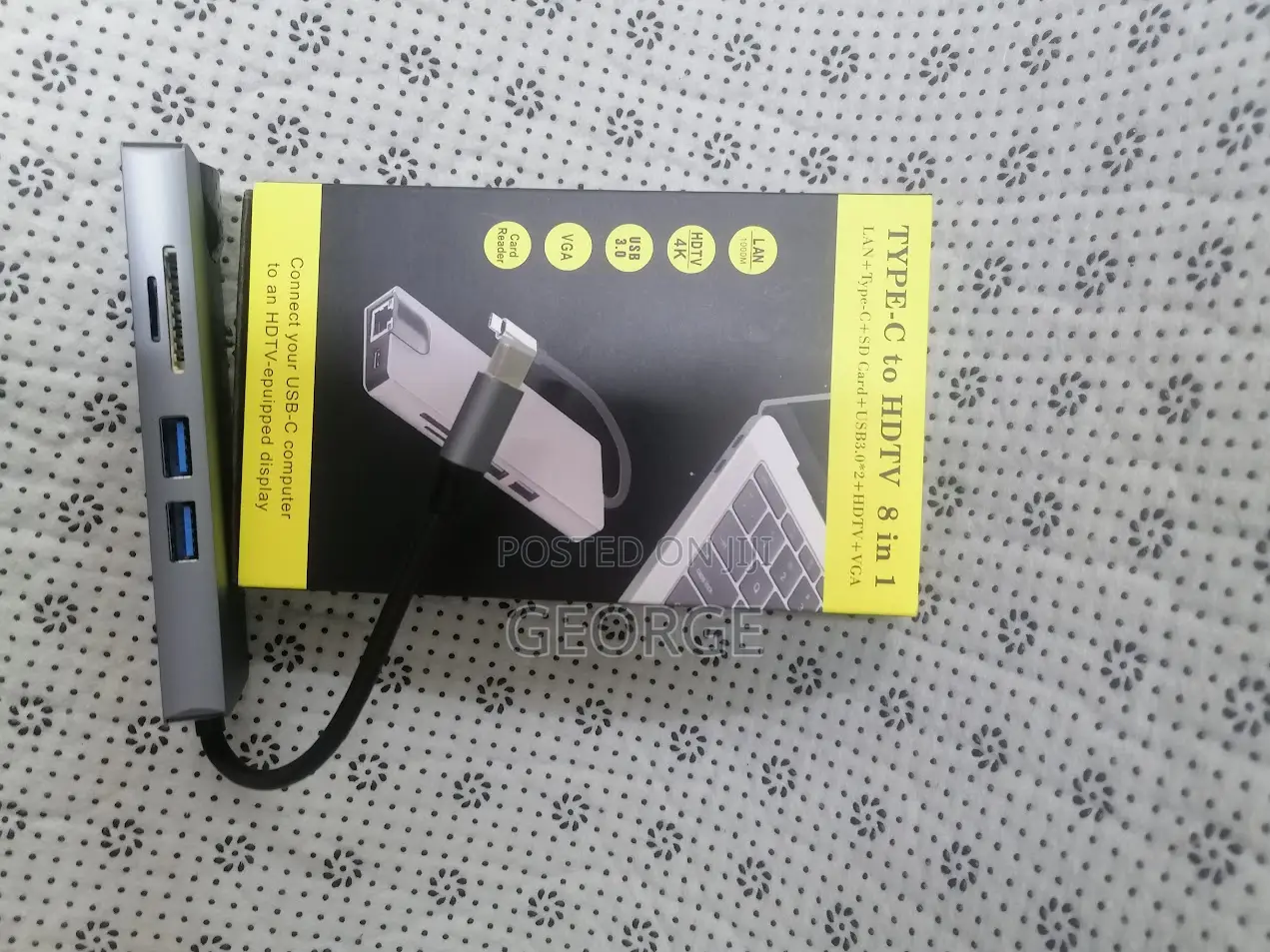 High Speed 
Type-C 8-in-1 Adapter HDMI