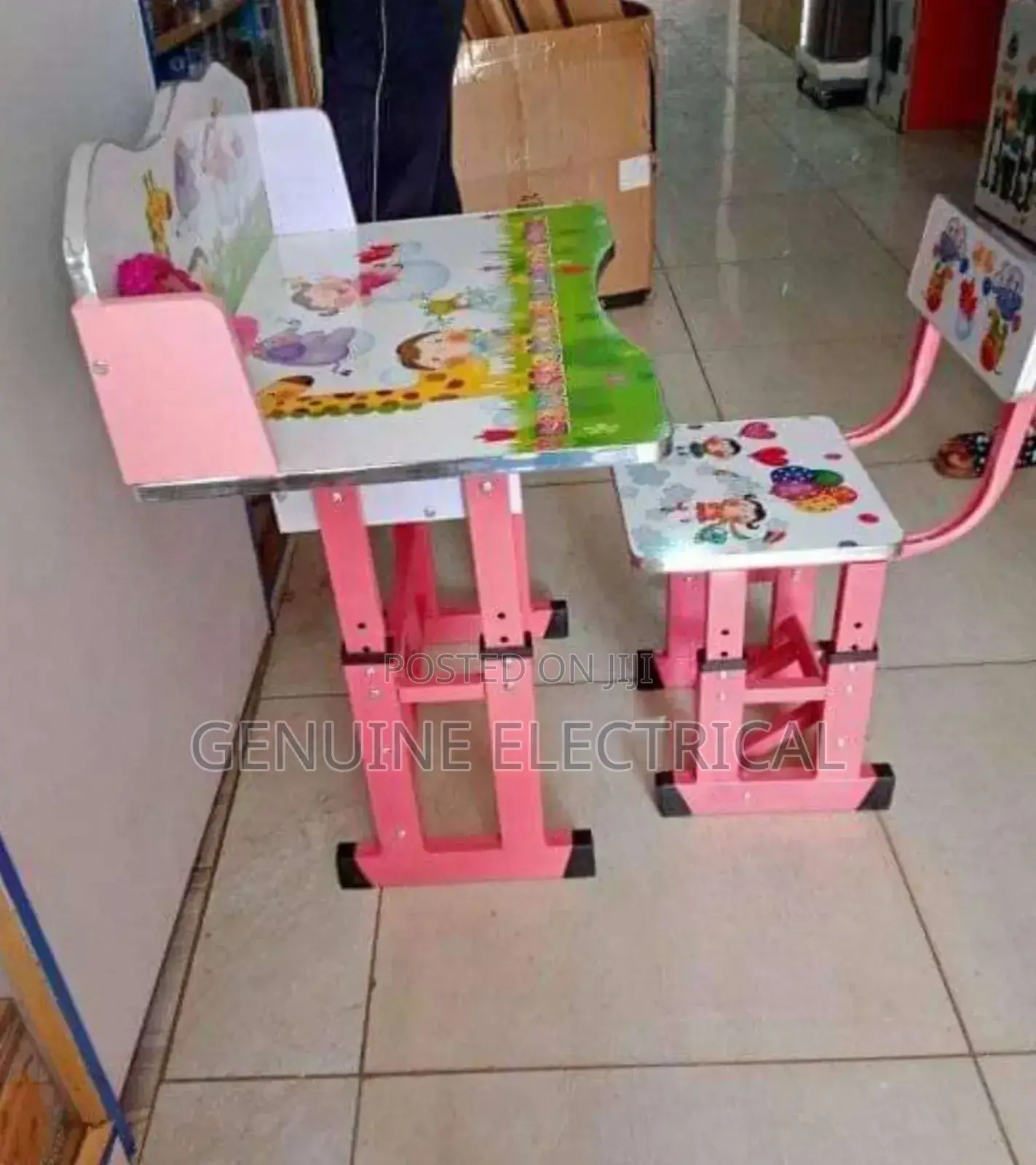 Cartoon Themed Kids Study Desk