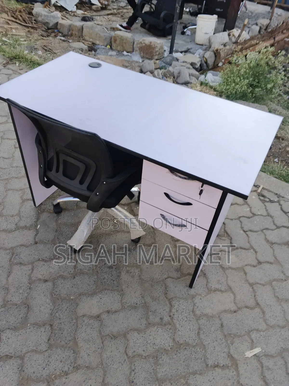 Set of Office Desk and Chair Available