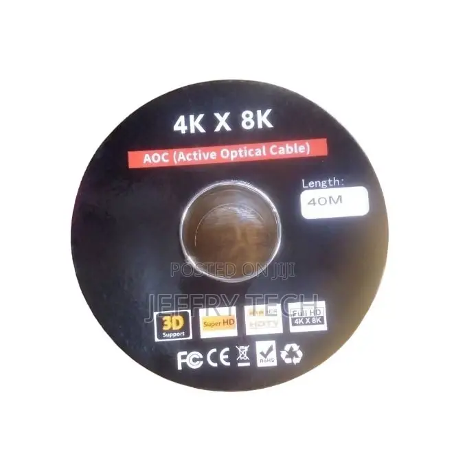 40M Optical Fiber HDMI to HDMI Cable 2.0B Support at 60hz