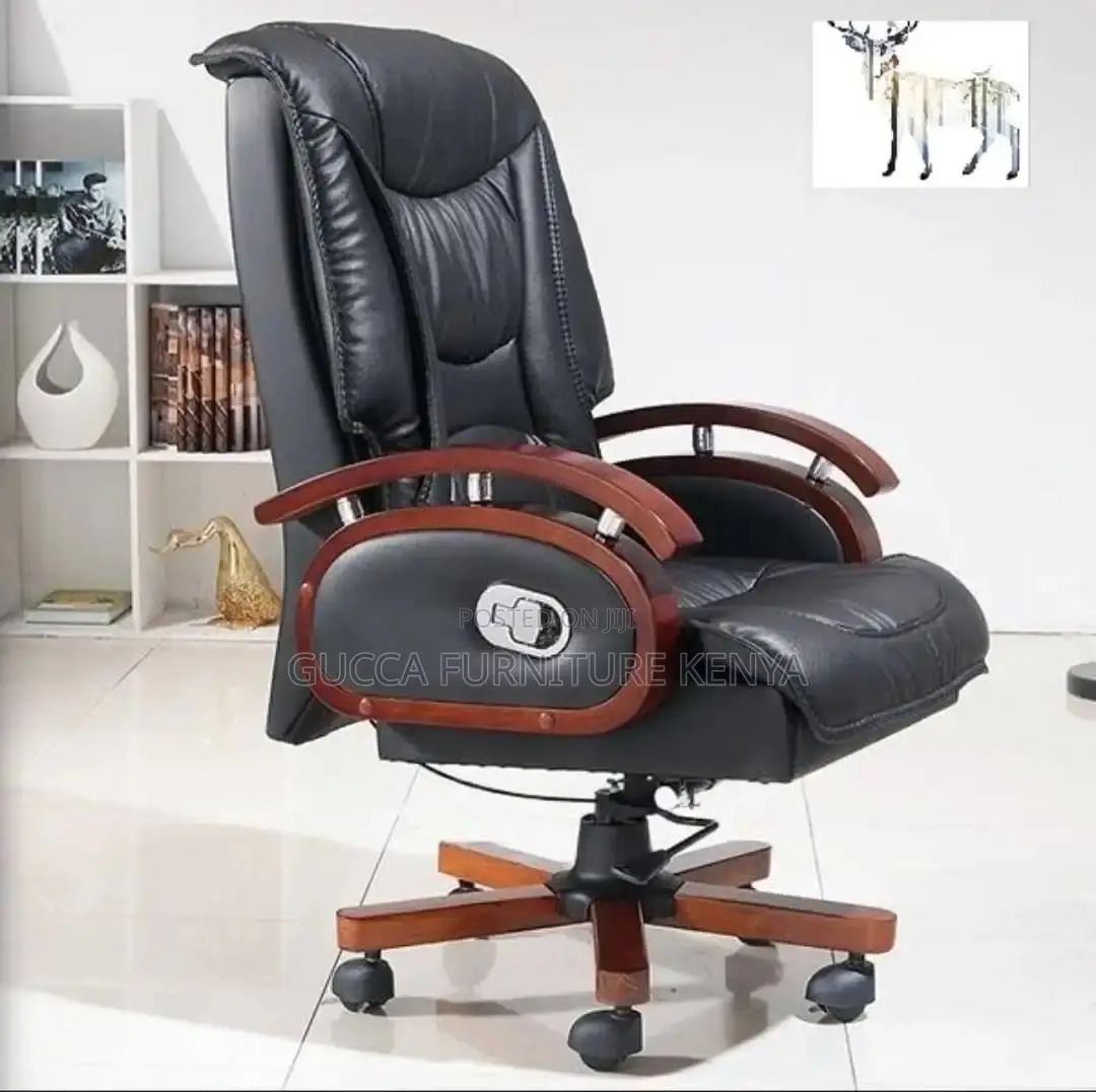 Office Chairs:PU Leather Director’S Reclining Boss Chair