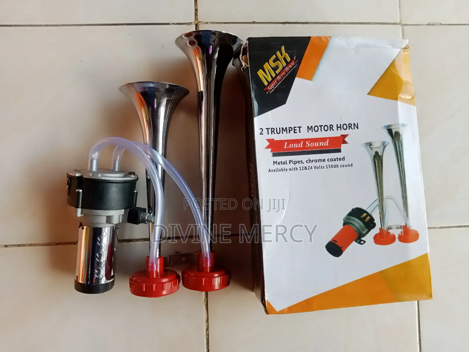 2 Trumpet Motor Horn