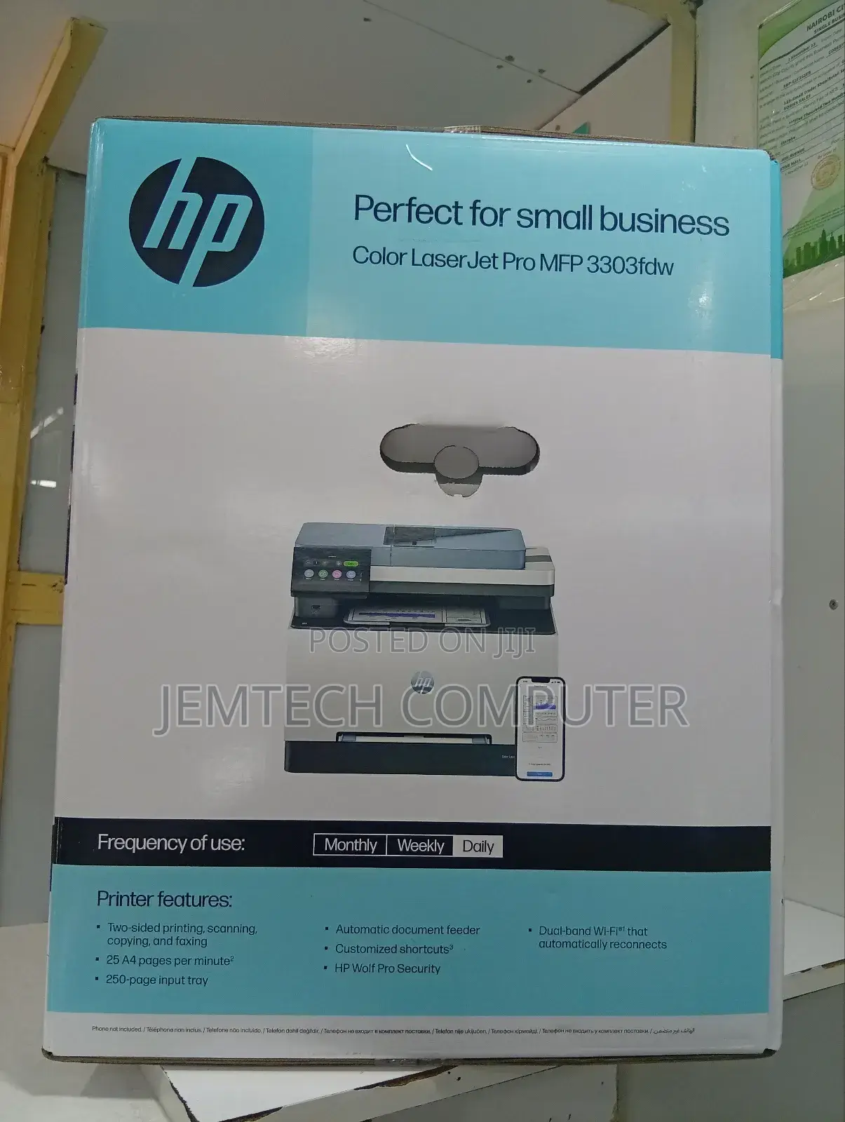 Hp Color Laserjet Pro MFP 3303fdw, All in One Printer
