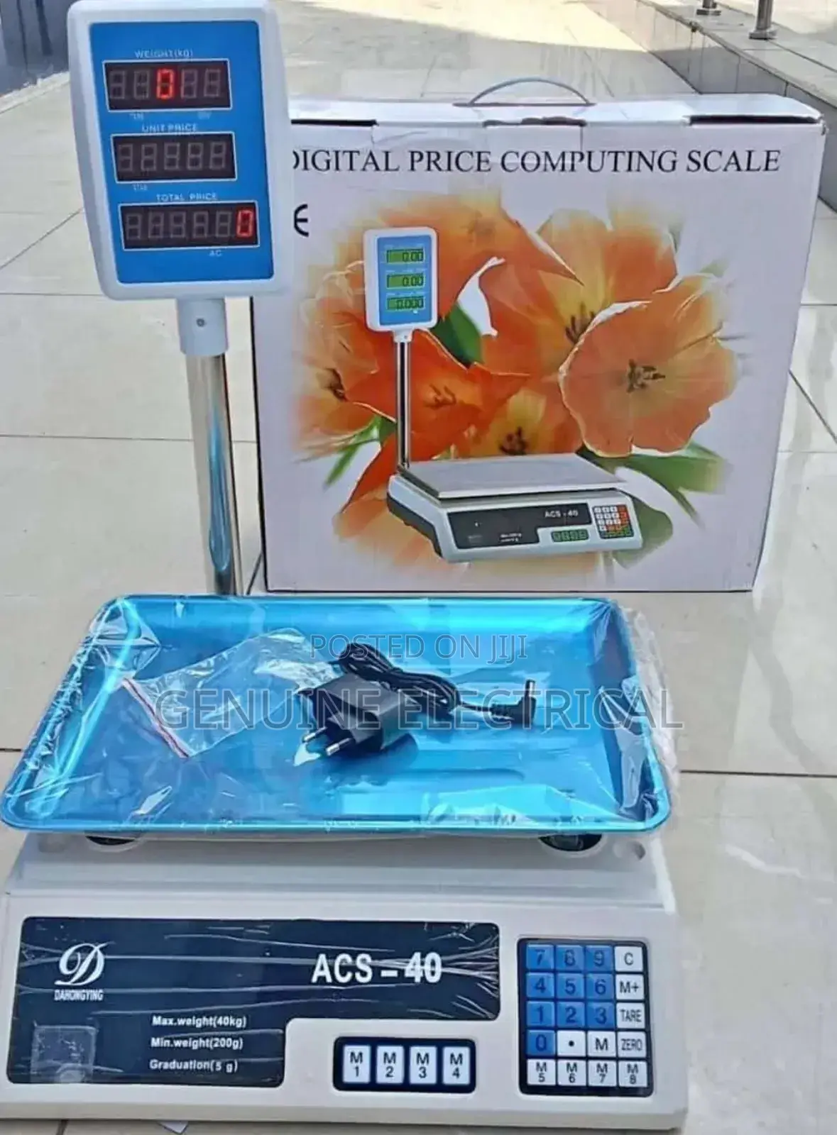 Original ACS Digital Rechargeable Weighing Scales With Arm