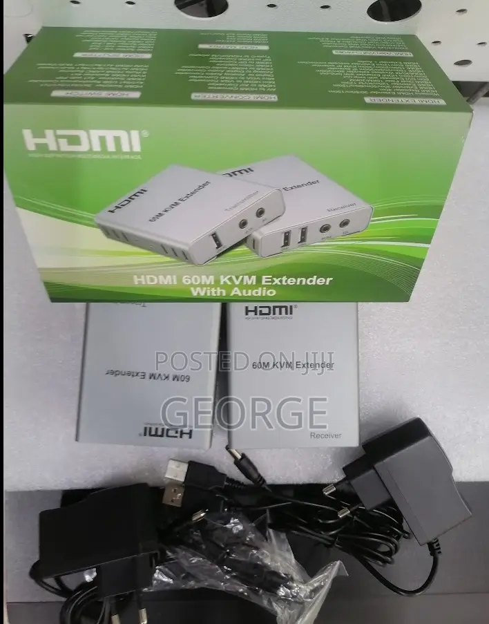 New Kvm 60m Hdmi Extender Kvm Signal Extender With Audio