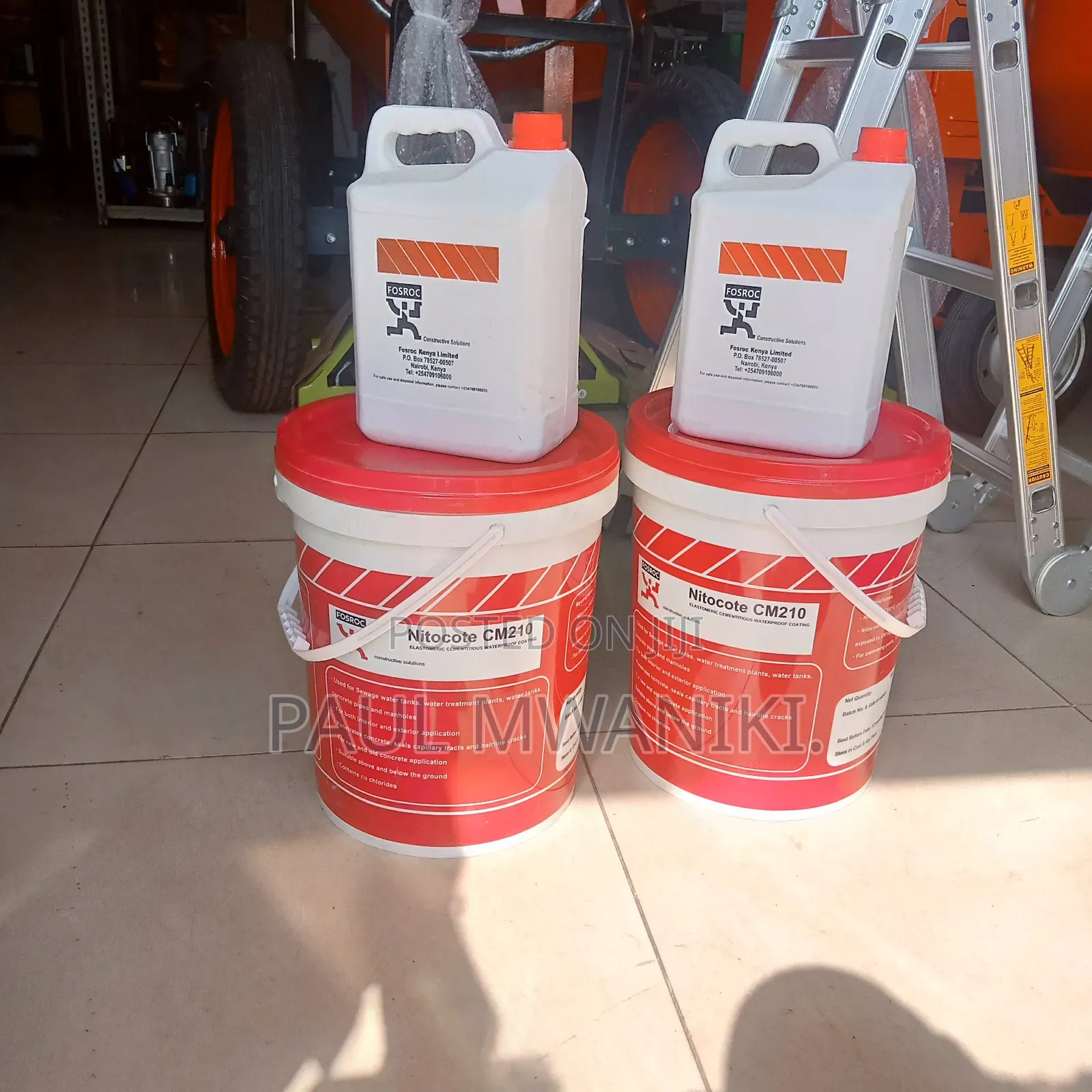 Fosroc Nitocote CM210 Elastometric Cementious Waterproof