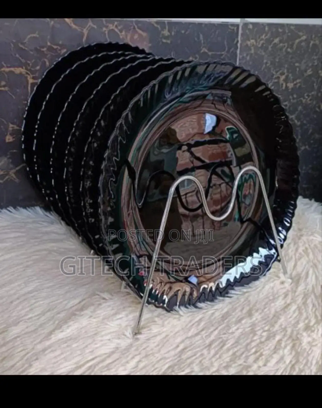 Black Dinner Plates