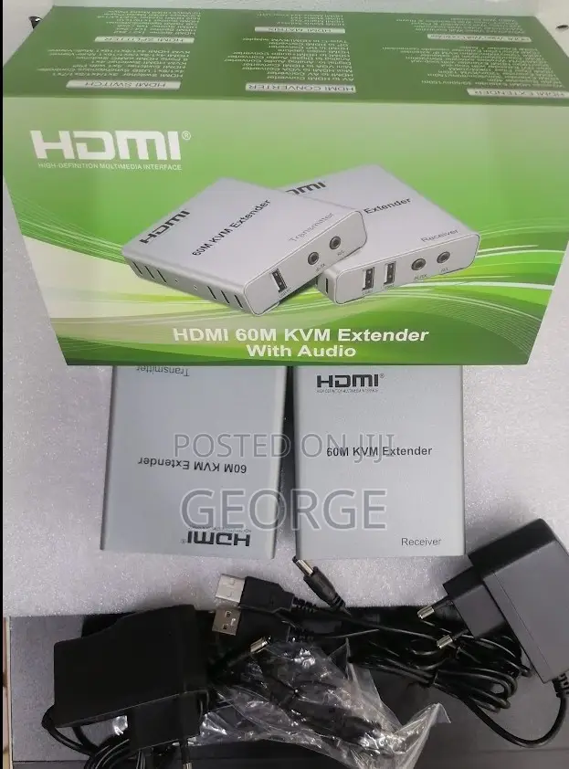 Get 60M KVM Hdmi Extender Over Lan RJ45 With Audio and Usb