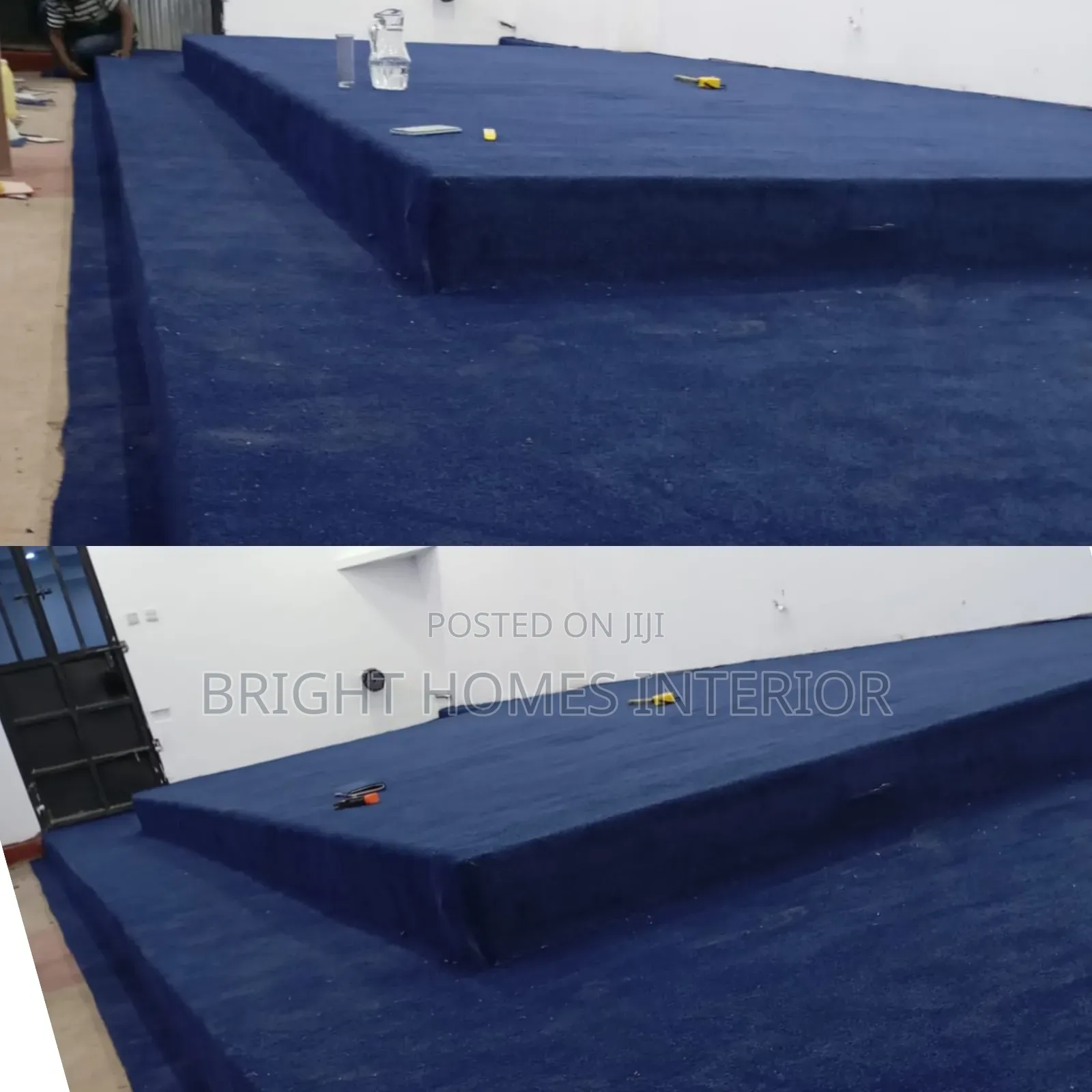 6mm Navy Blue Carpet Available