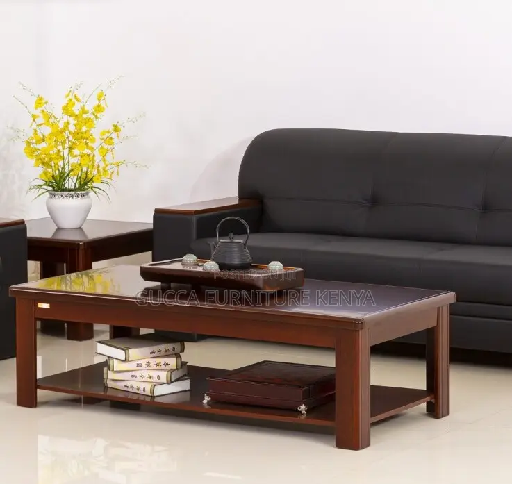 Coffee Tables:120cm Mahogany Corporate Coffee Office Table