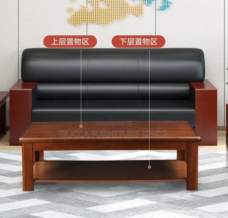 Coffee Tables:120cm Mahogany Corporate Coffee Office Table