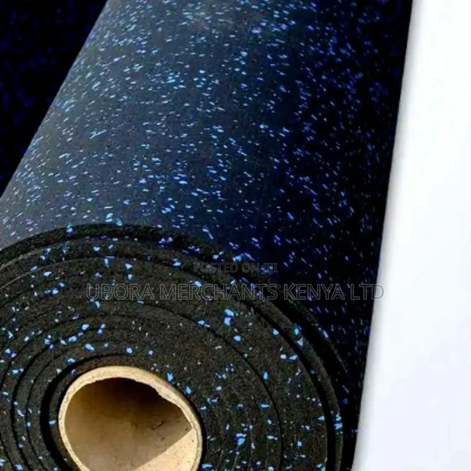Blue Spotted Gym Roll 8mm 1×10m