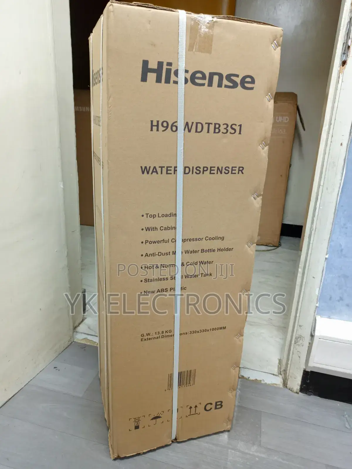 Hisense H96wdtb3s1 Water Dispenser Black Hot, Normal Cold