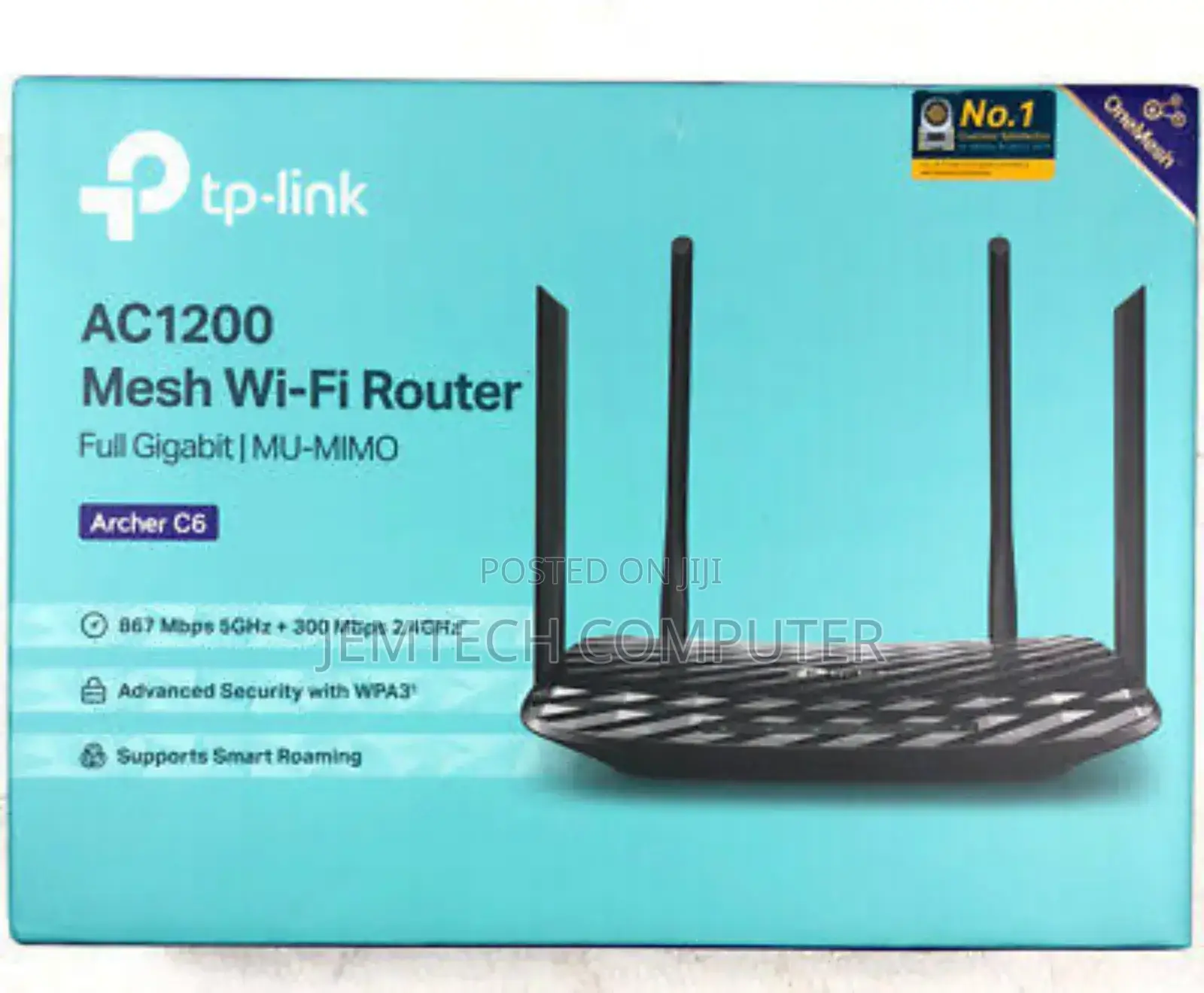 Tp-Link AC1200 Gigabit Wireless Router - TL-ARCHER C6