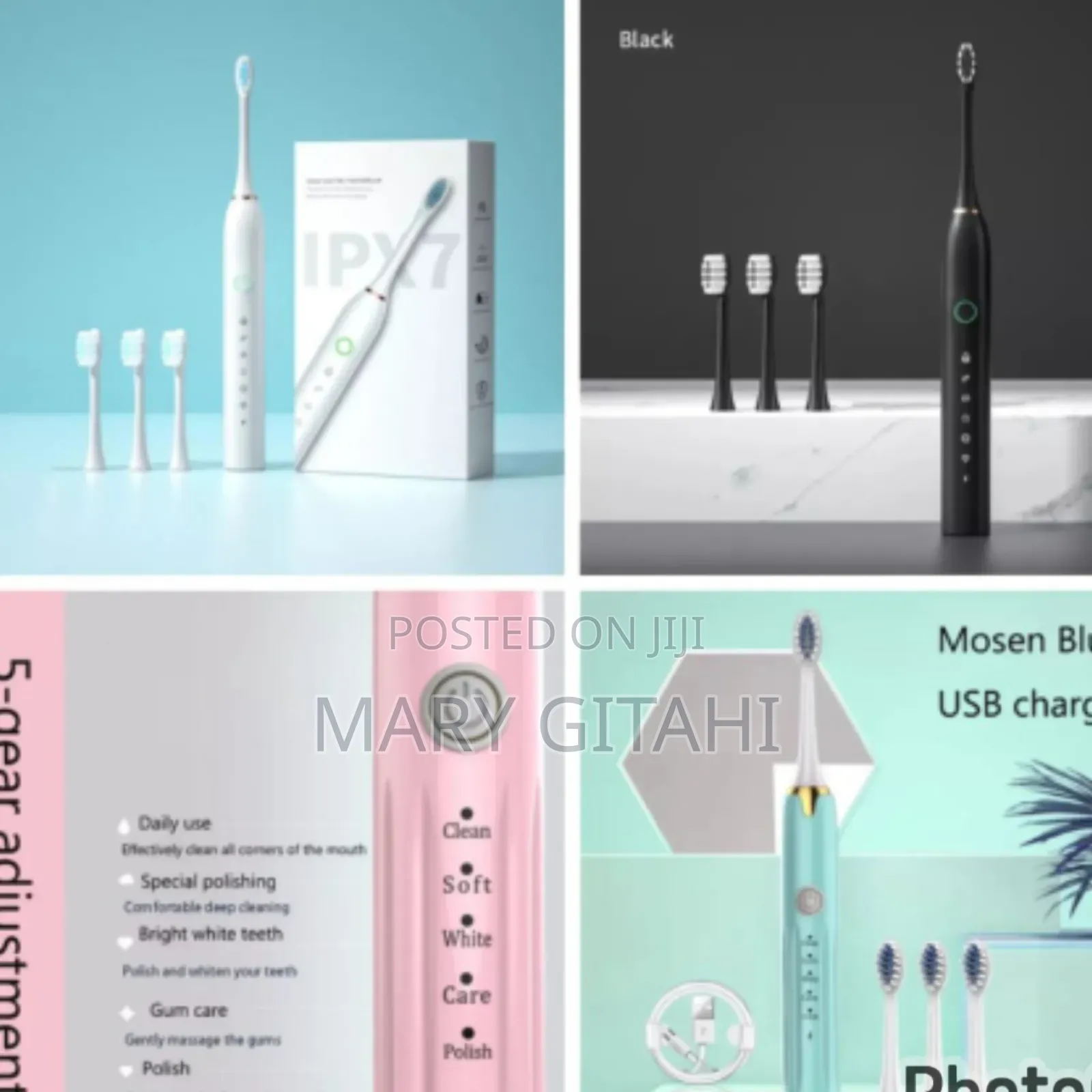 Rechargeable Electric Toothbrush With USB