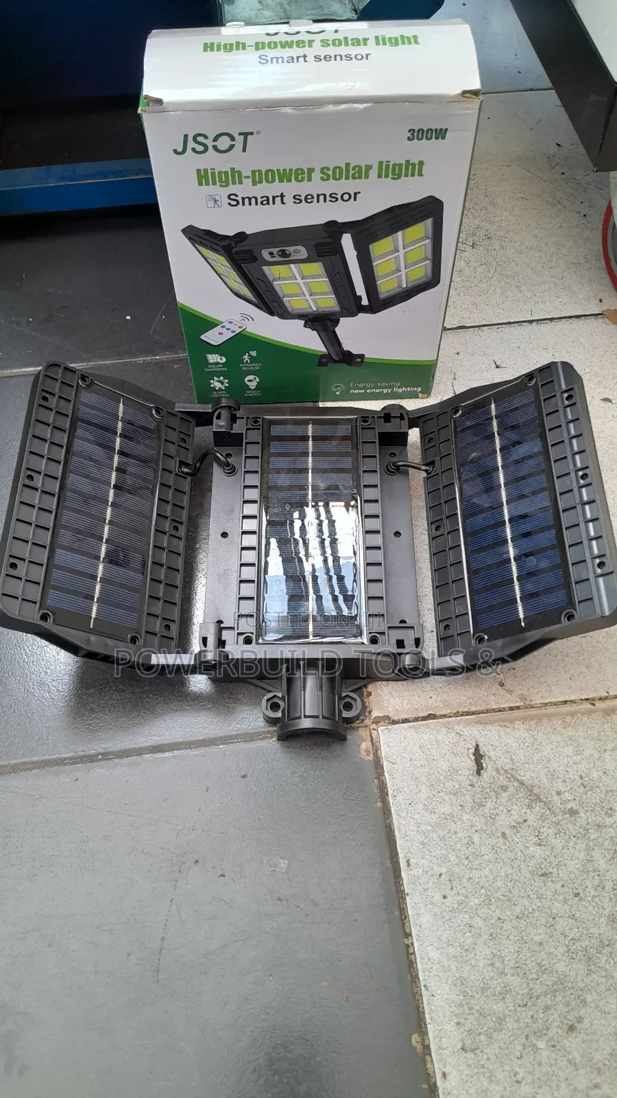 300W High Power Solar Light With Smart Sensor