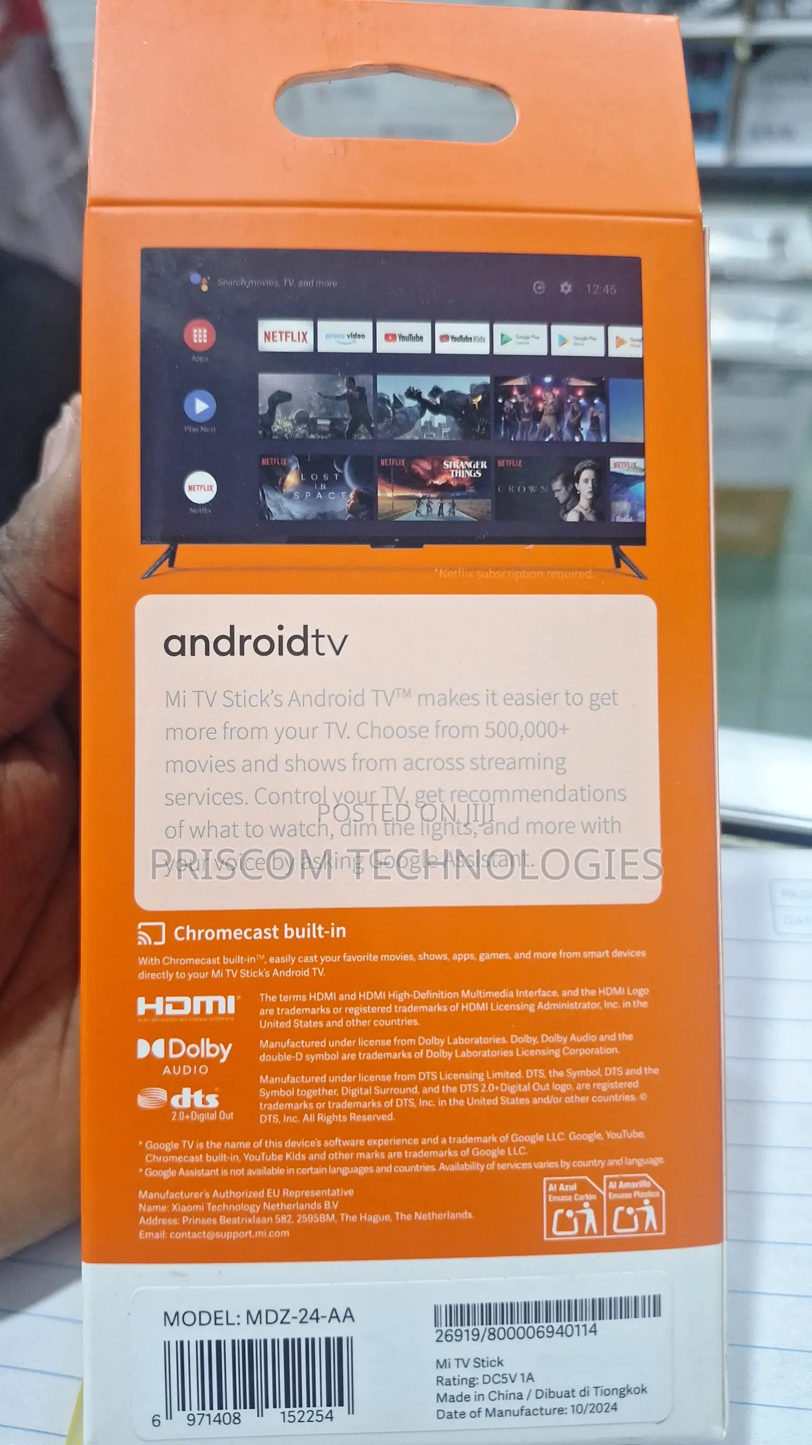Xiaomi Mi TV Stick 1080P HD Streaming Media Player
