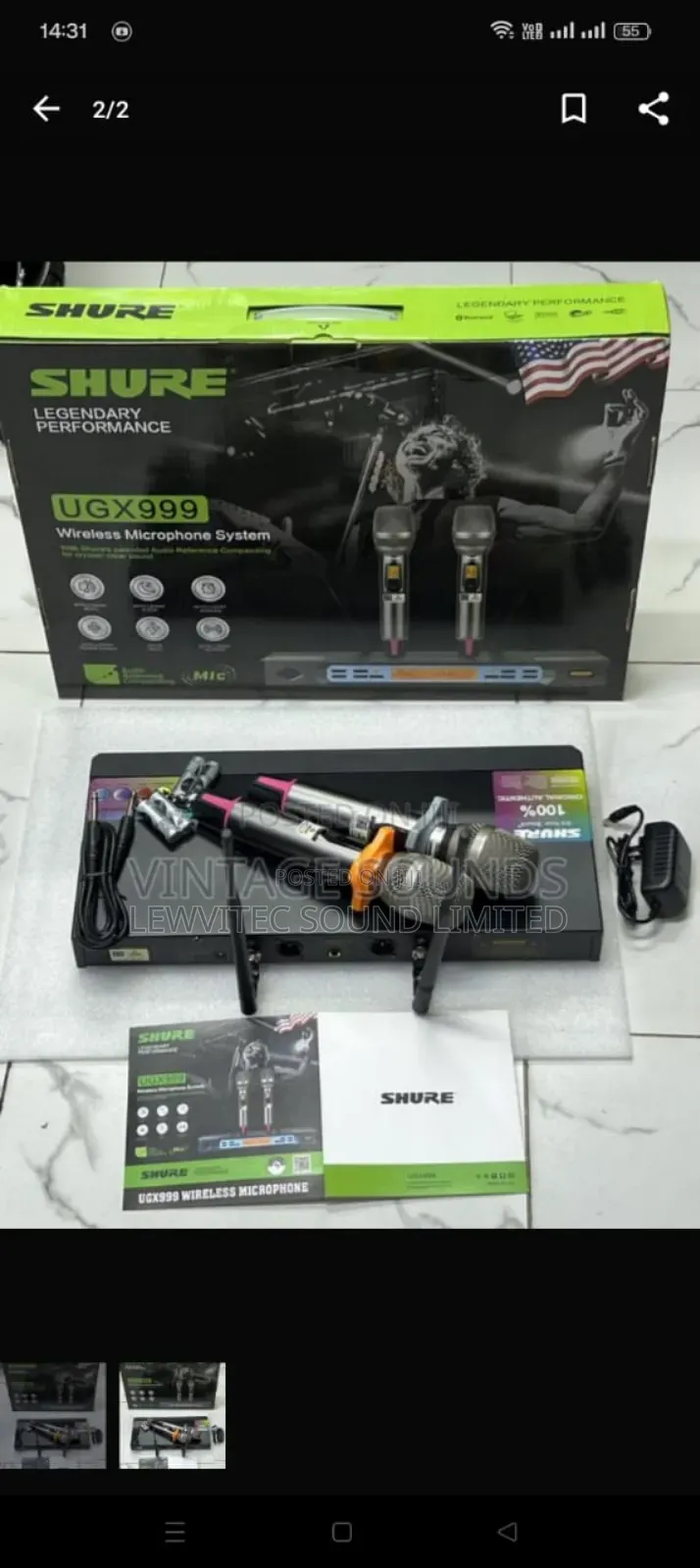 Shure Legendary Perfomance
