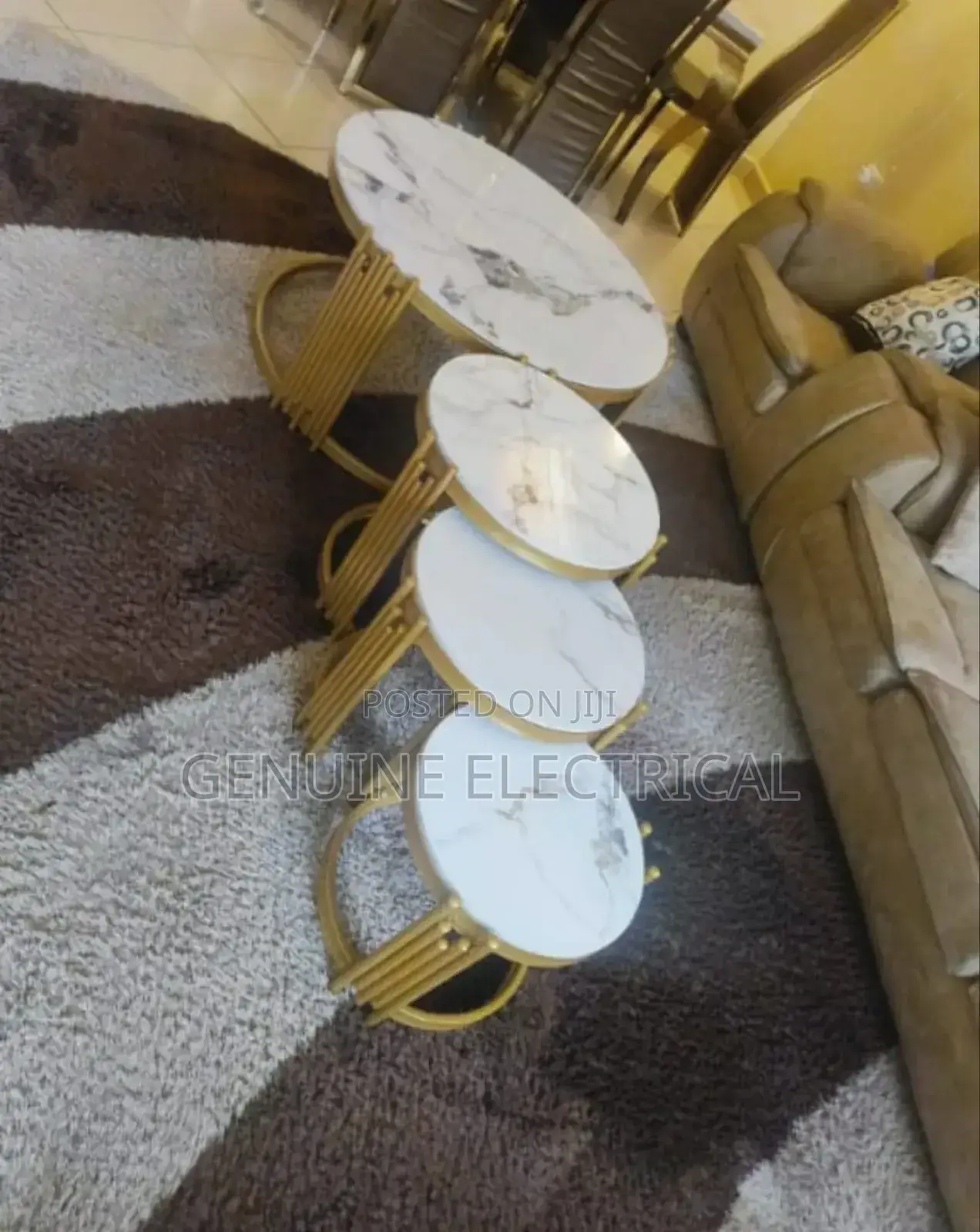 4in1 Executive Pure Marble Table