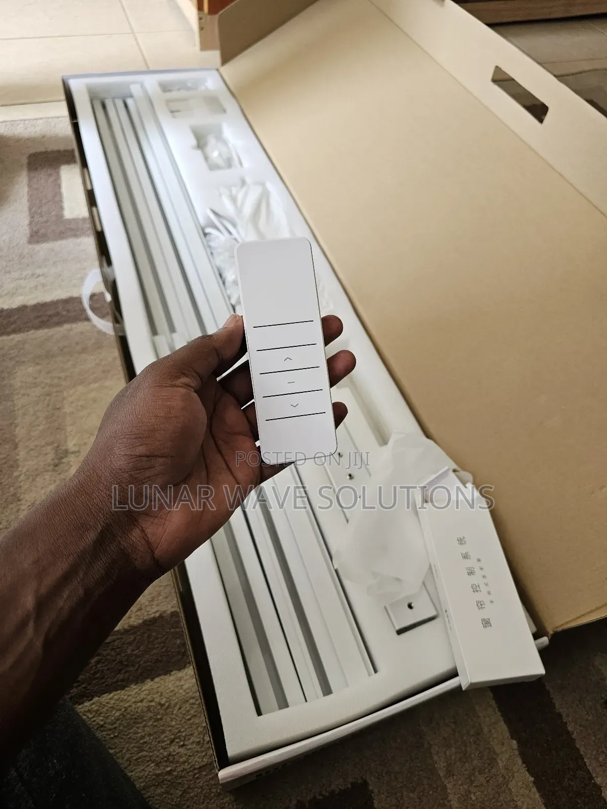 White Customizable Electric Curtain Rail 3.2m