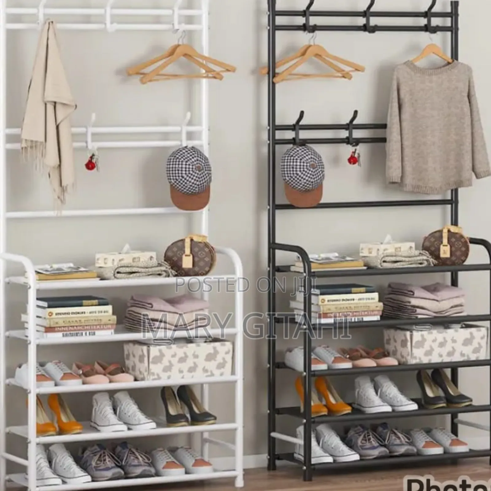 Multifunctional 5 Tier Shoe Rack Organizer +