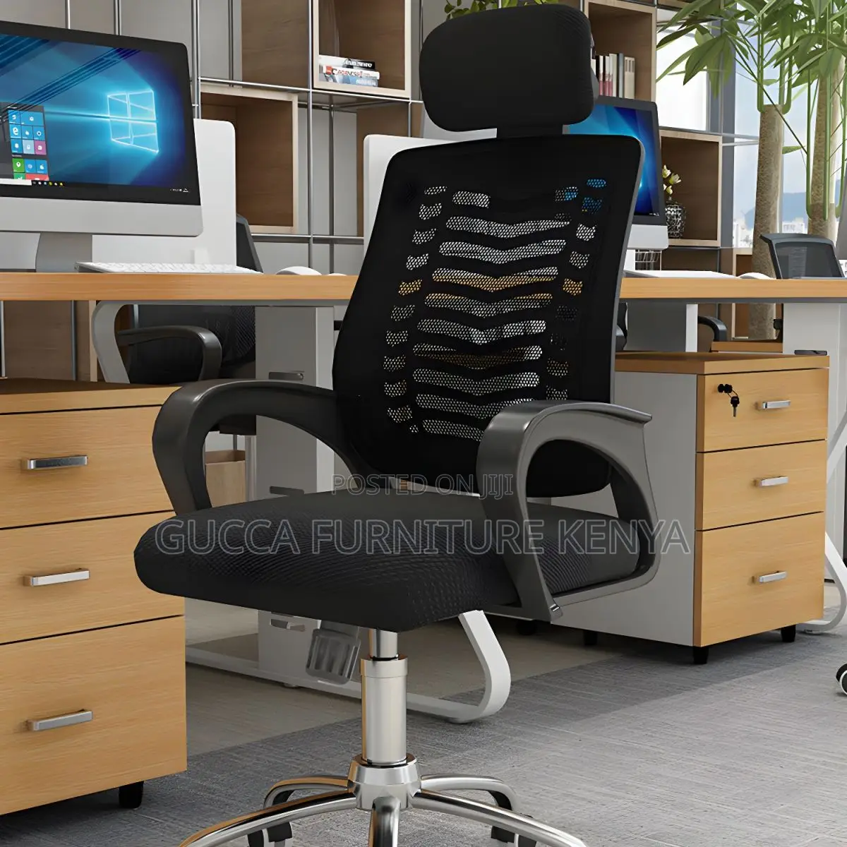 Office Chairs: Modern Slide Chair With Breathable Back