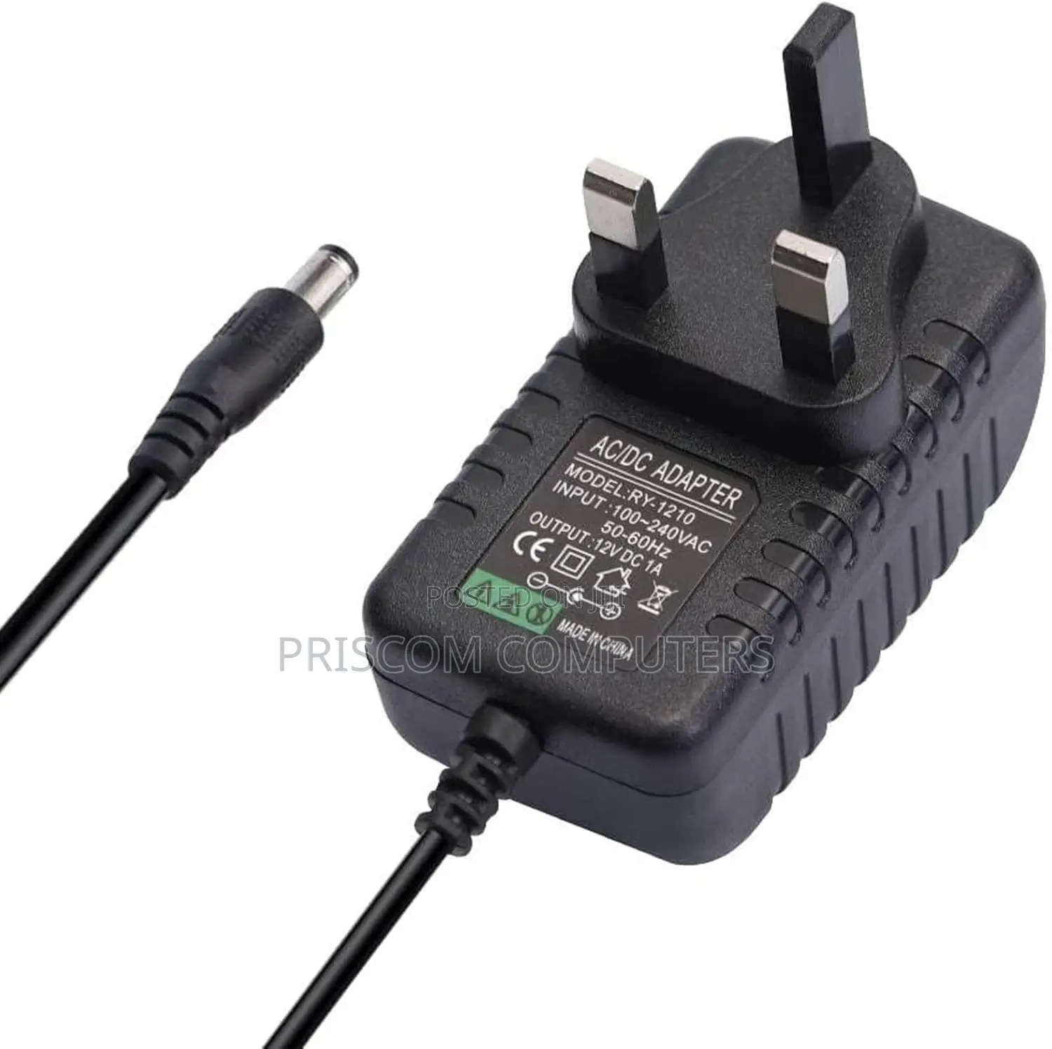 12V 1A AC/DC Adapter Power Supply Charger