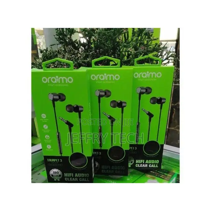 Oraimo 1 Trumpet 3 HIFI E-40 Audio in-Ear Earphone With Mic