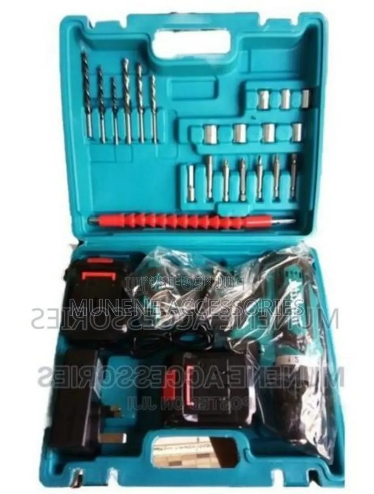 Makita 21V Cordless 2 Speed Electric Drill 2 Battery Toolset