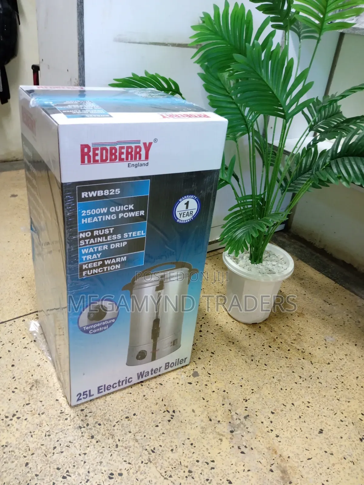 25 LTR Electric Tea Urn/Redberry Electric Tea Urn