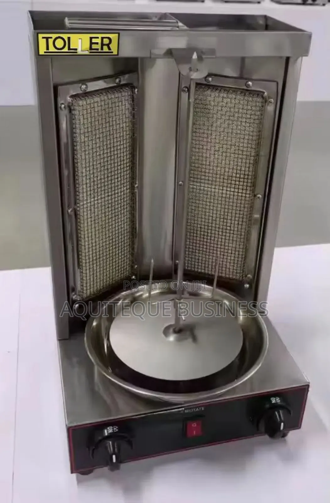 2 Burner Mini Shawarma Machine
- Gas Operated