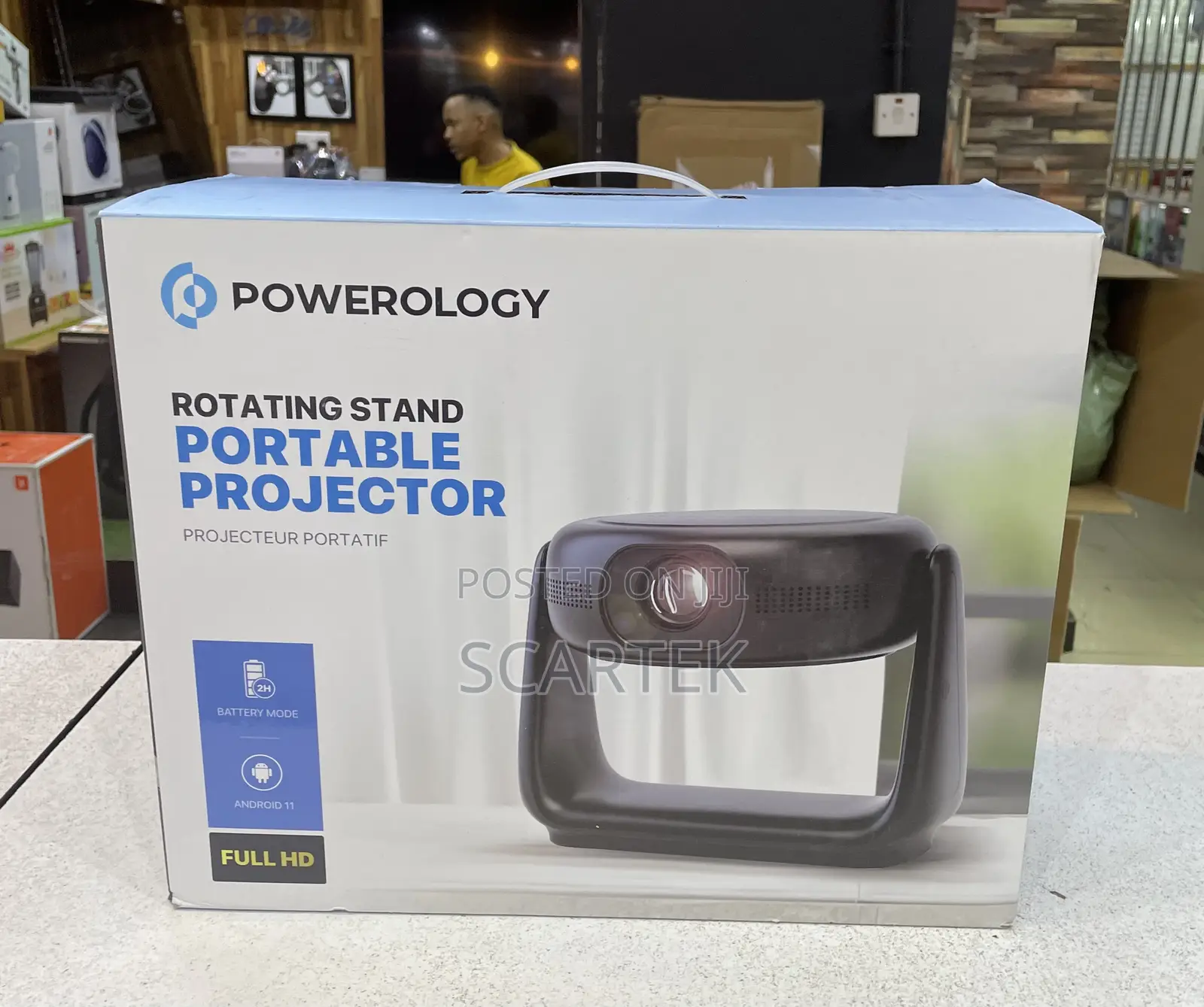 Powerology Portable Projector
