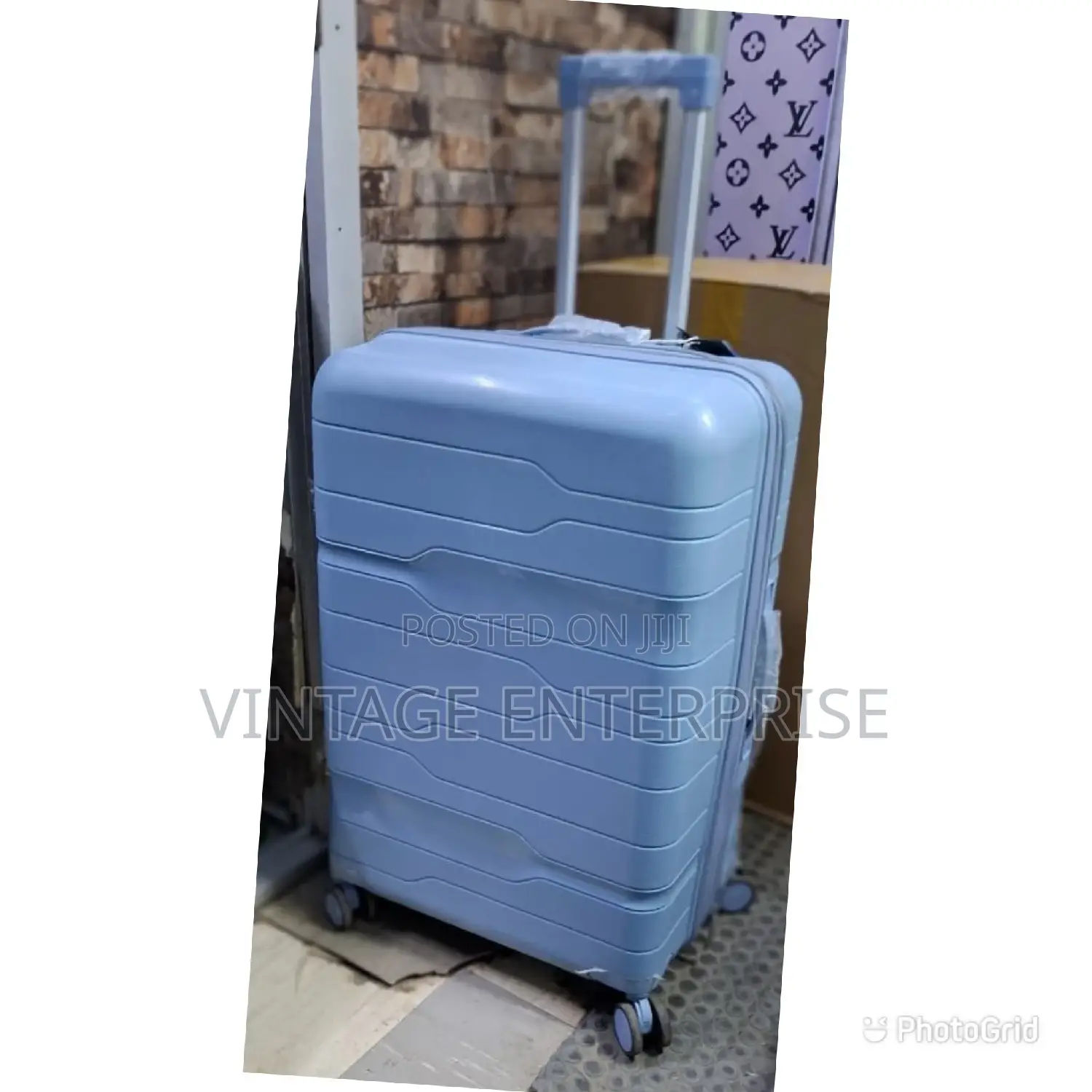 Large Size Rubber Suitcase 1pc