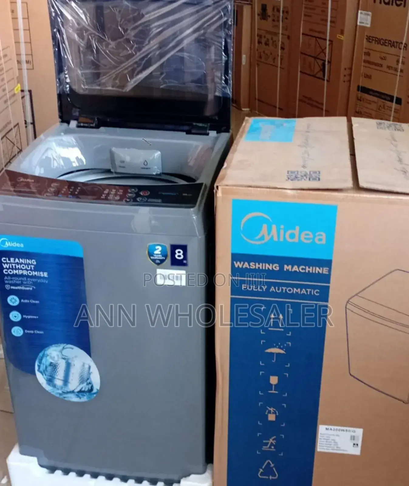 Good Working Midea 8kg Full Automatic Washing Machines W-5