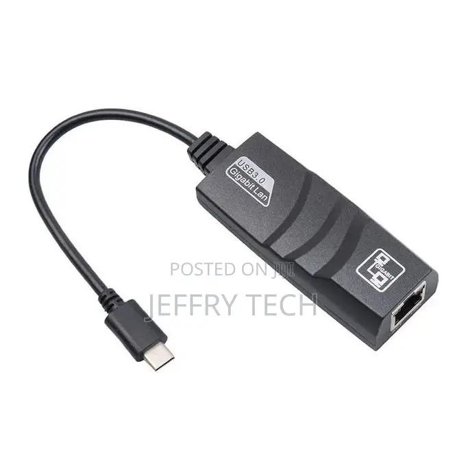 Usb Type C to Rj45 Lan Network Card Reversible Usb 3.1