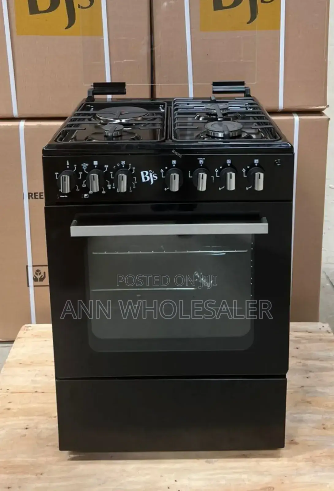 Good Working Black BJS 60X60 3-+1 Hot Plate With Turbo-Fan