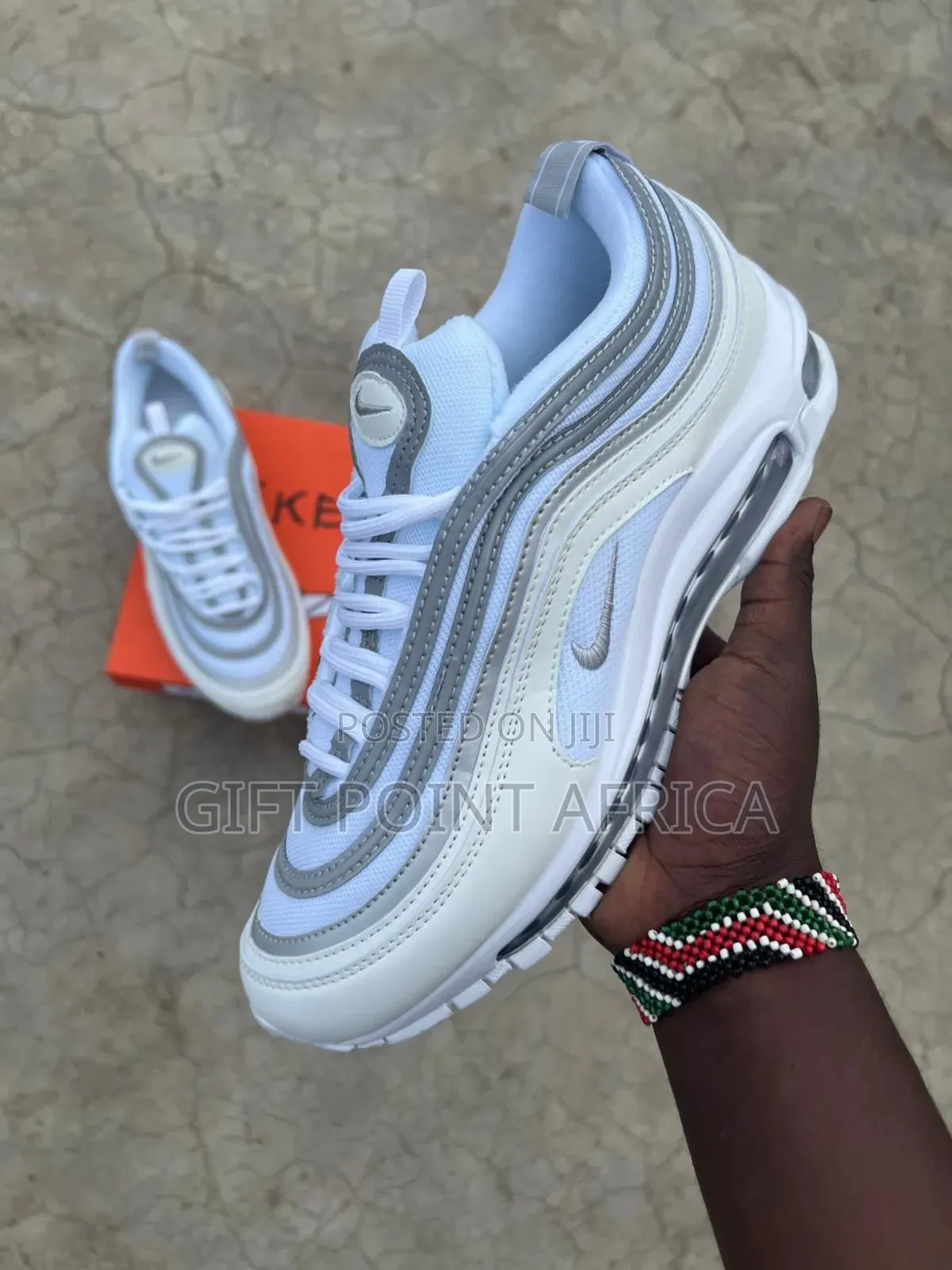 White Airmax 97 Unisex Sneakers