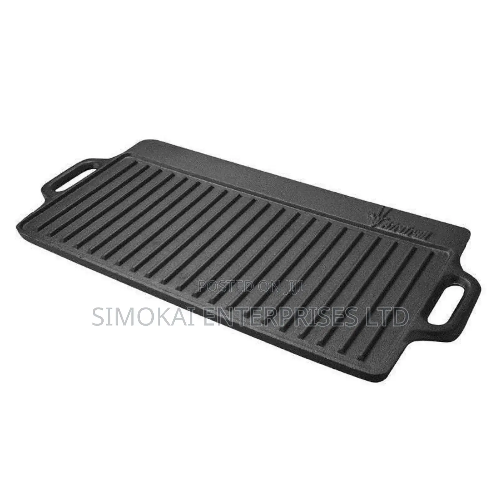 Dual Cast Iron BBQ Griddle
