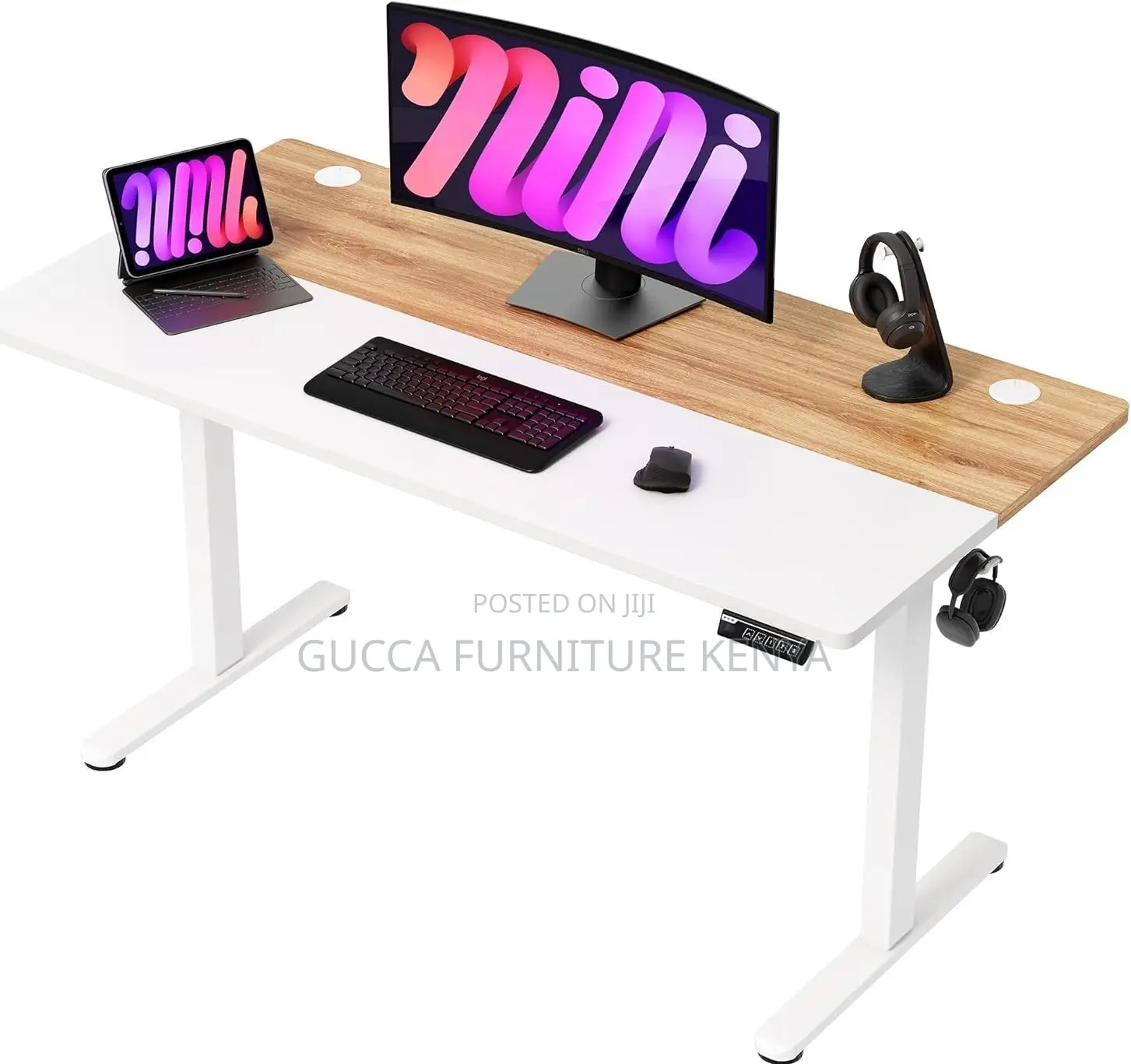 Office Tables:140cm Home Office Height-Variable Desk