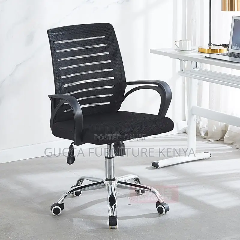 Office Chairs:Ergonomic Mid Back High-Strength Mesh Chair