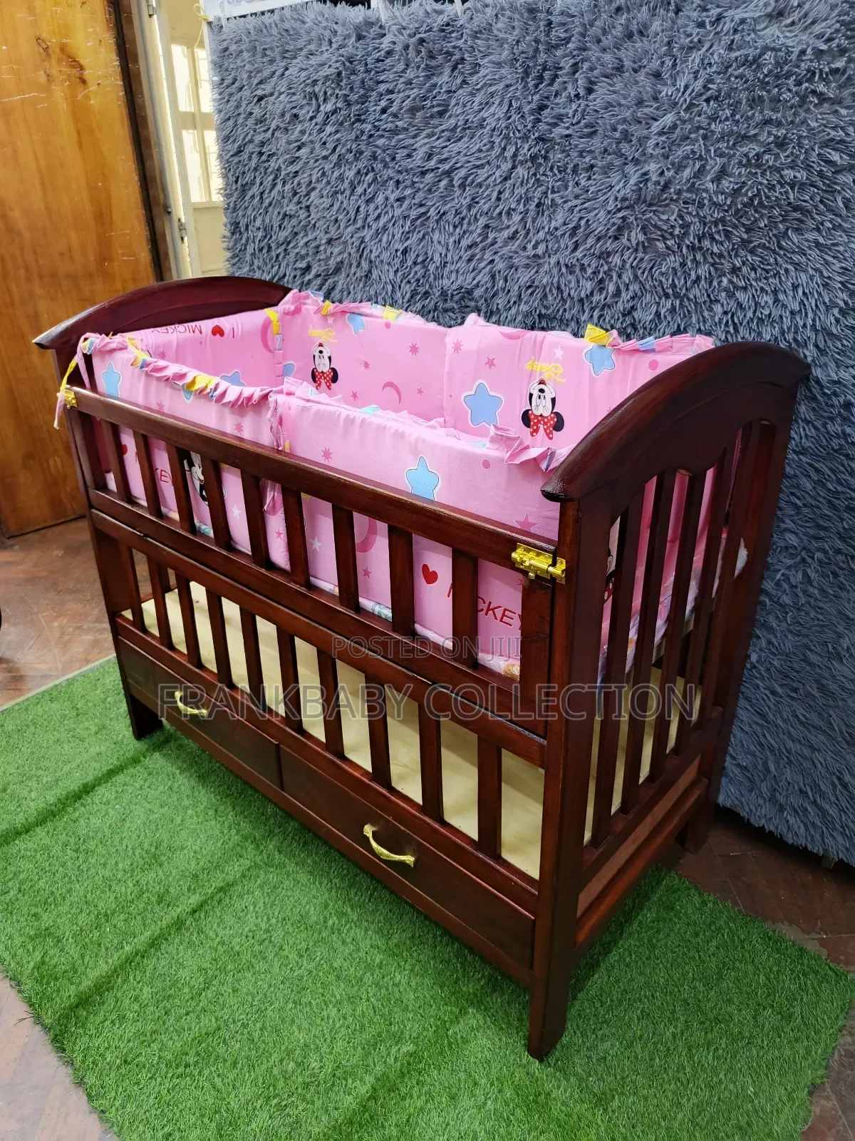 Mahogany Babycot/ Mahogany Crib