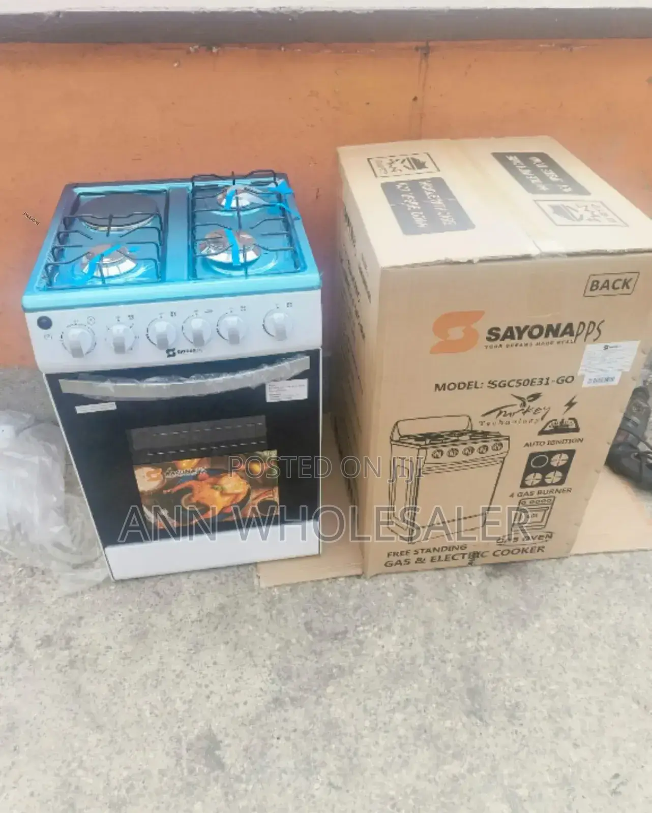 Good Working White Sayona 3gas+1 Electric Plate SEO-54