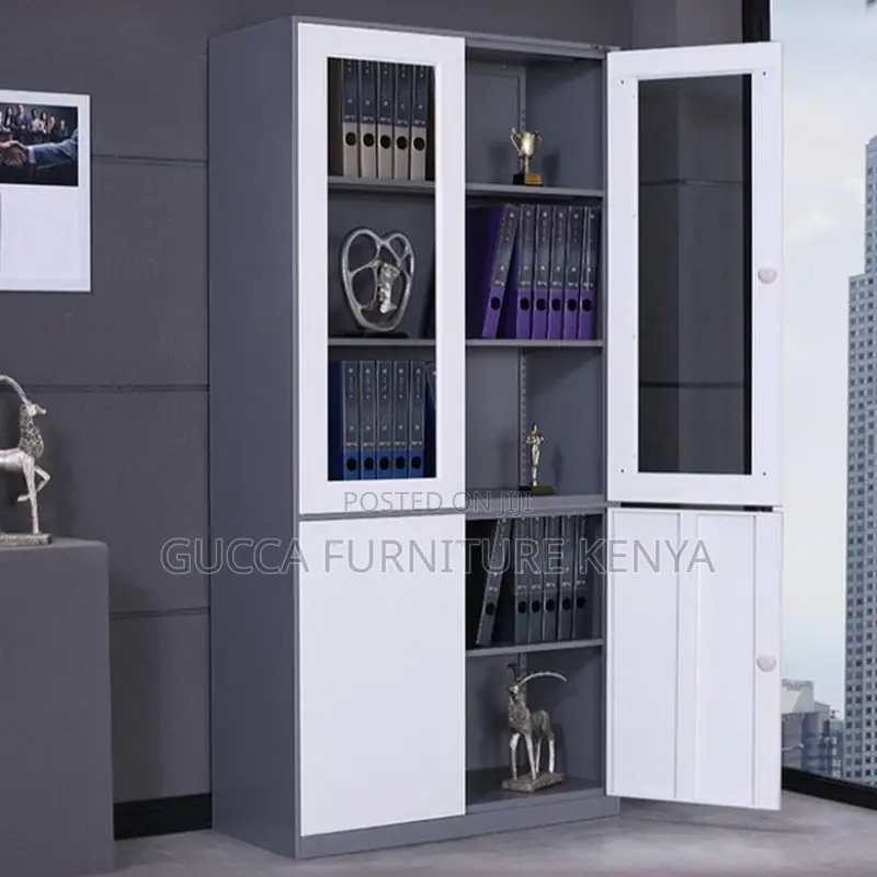 Cabinets:2-Door Sleek Steel Storage Office Organizer