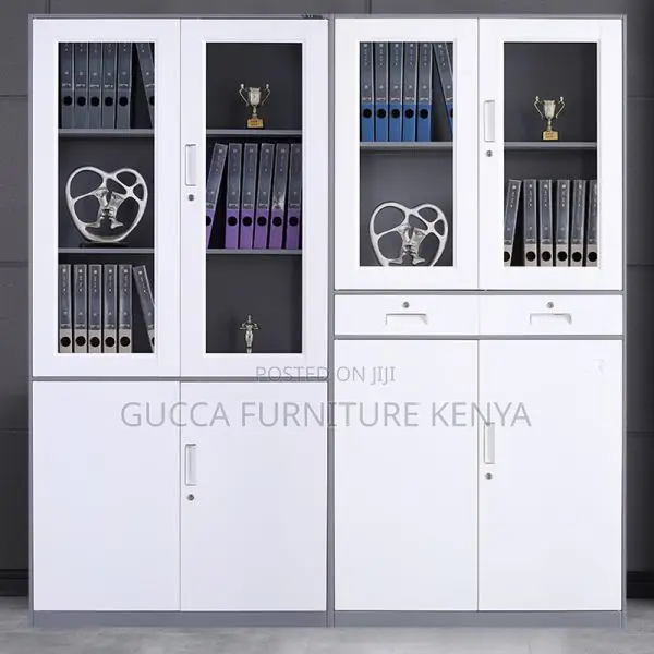 Cabinets:2-Door Sleek Steel Storage Office Organizer