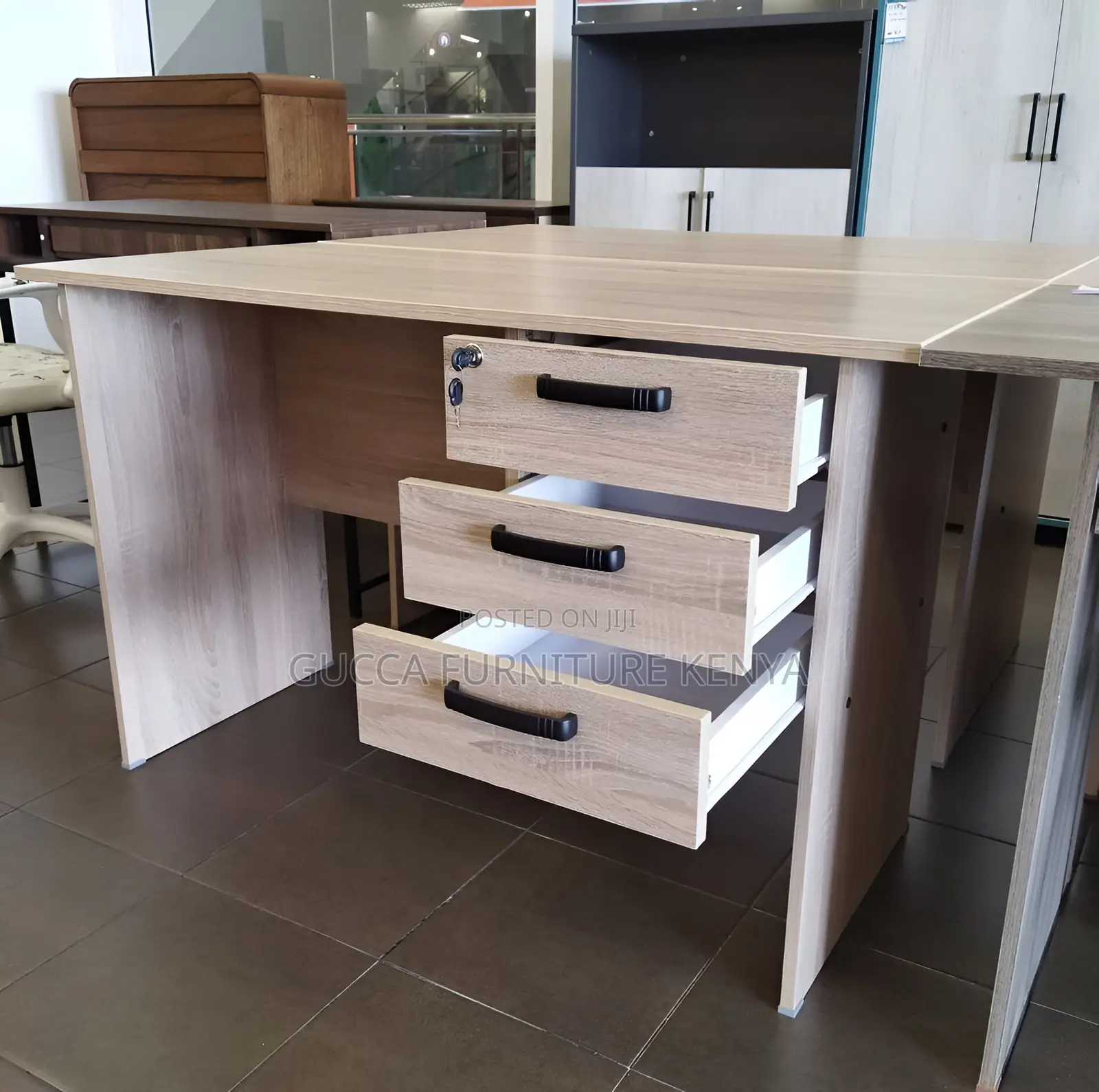 Clerical Desking:1.2 Meters Solid Wood Small Office Desk
